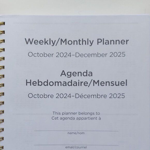 2025 Large Planner/Agenda - Picture 4 of 9